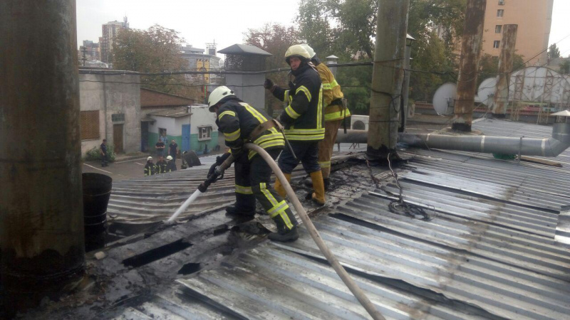 Пожежу на Лук'янівці в Києві ліквідували