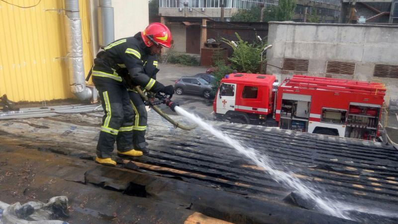 Пожежу на Лук'янівці в Києві ліквідували