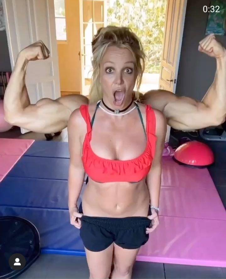 Горячая фитнес-парочка: Бритни Спирс и Сэм Асгари похвастались спортивными телами в соблазнительных нарядах