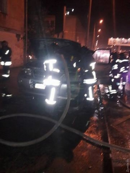 В Одесі спалили позашляховик лідера місцевого "Автомайдану"