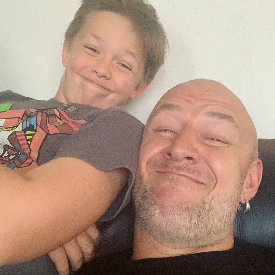 Потап с сыном Андреем