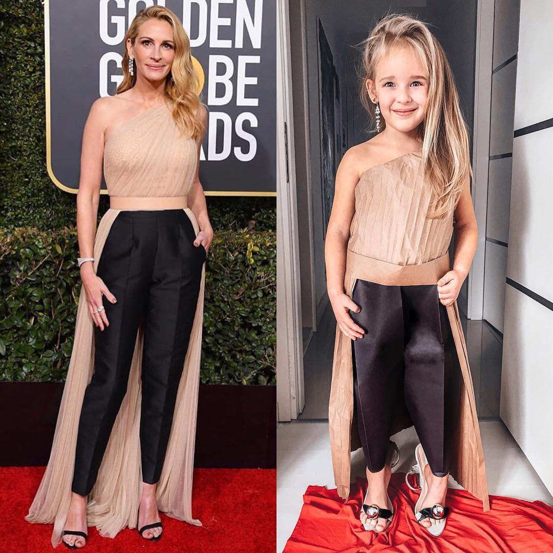 "Очаровашка": п'ятирічна туркеня повторила сукню Леді Гаги з Золотого глобуса