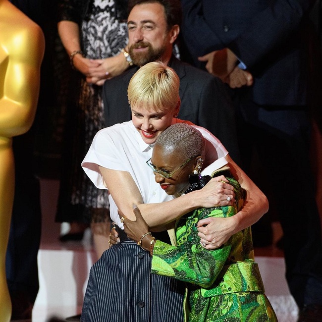 Шарліз Терон, Бред Пітт, Леонардо Ді Капріо, Рене Зеллвегер і інші на урочистій зустрічі номінантів "Оскара"