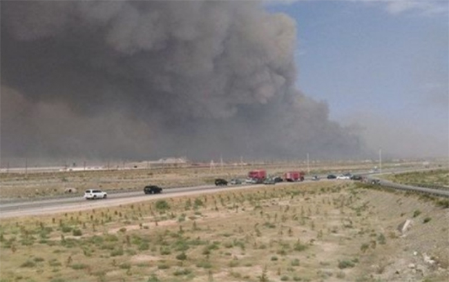 В Азербайджане произошел взрыв на военном складе с боеприпасами, есть пострадавшие