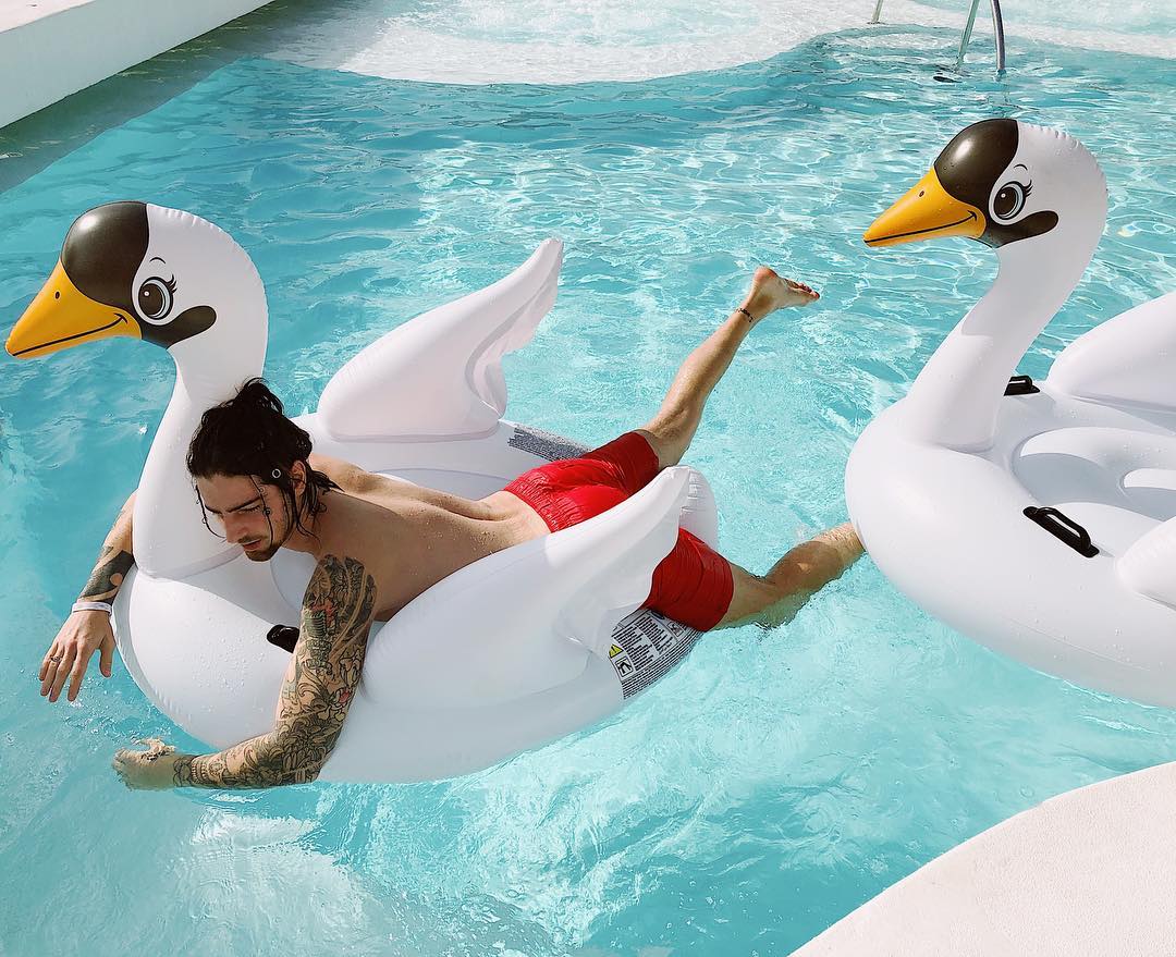 Владимир Дантес во время отдыха в Дубае