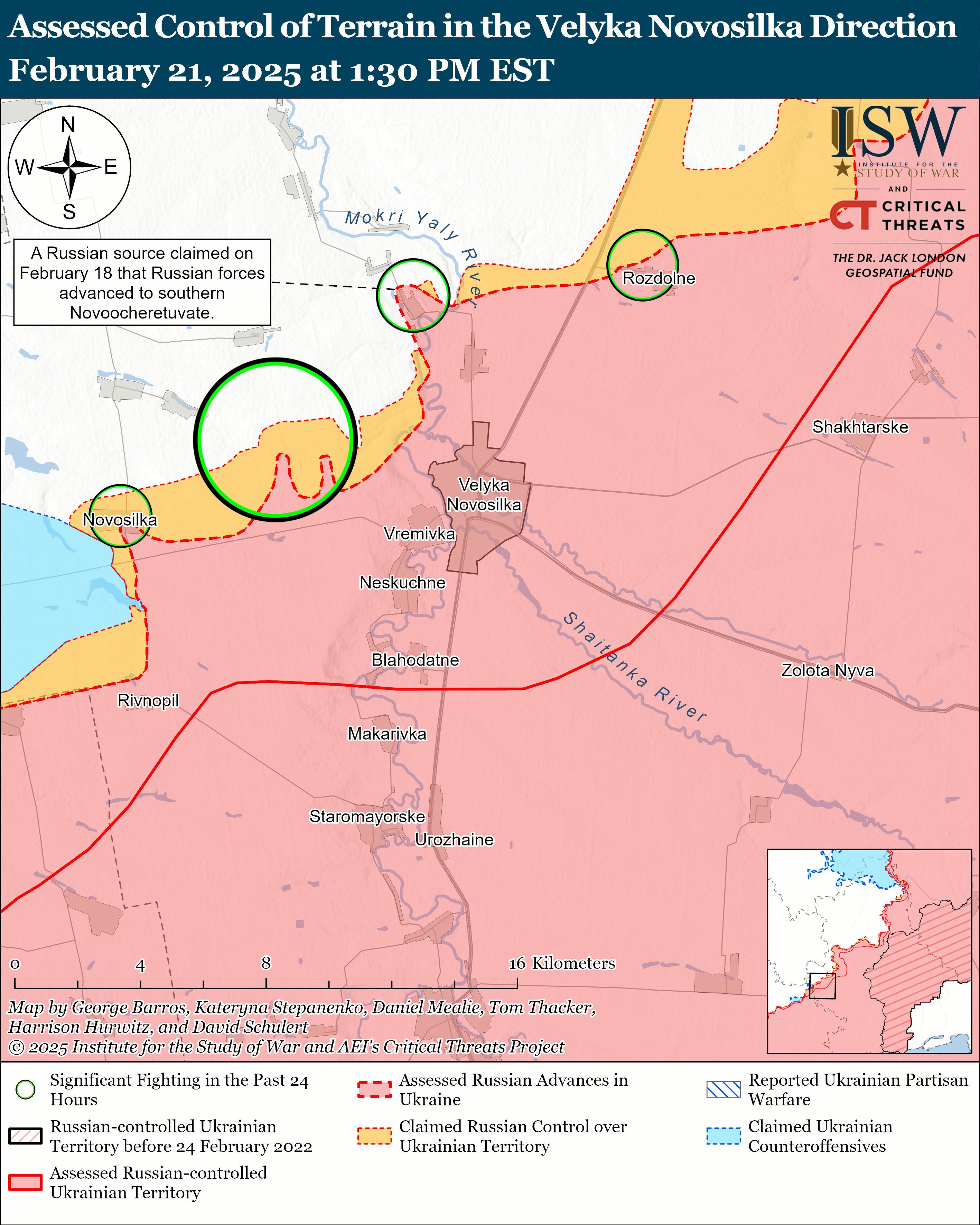 В ISW рассказали о дальнейших планах наступления россиян в Донецкой области