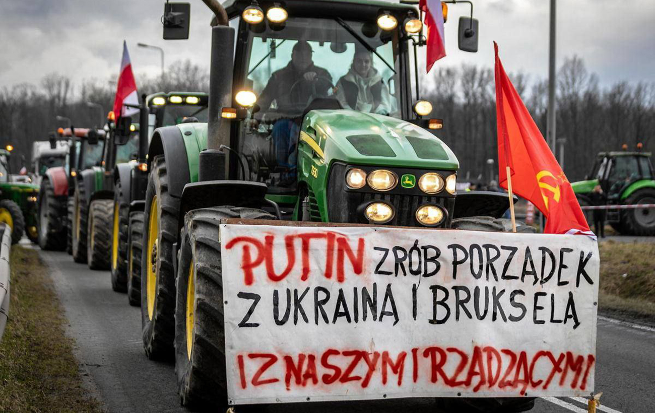 Польському фермеру, який закликав Путіна на плакаті, оголосили підозру. Загрожує 5 років ув’язнення qrqiutixkidrhzrz