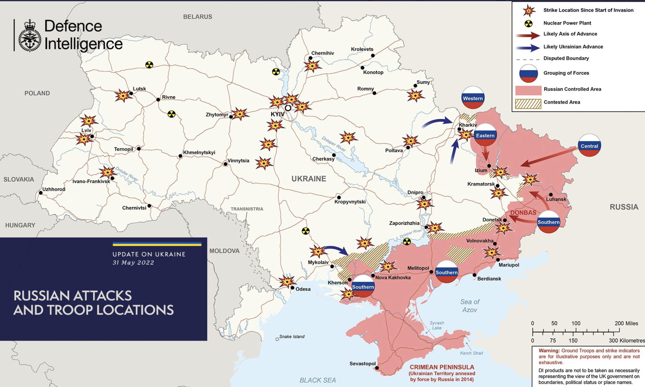 Карта войны в Украине: какая ситуация на фронте на 31 мая