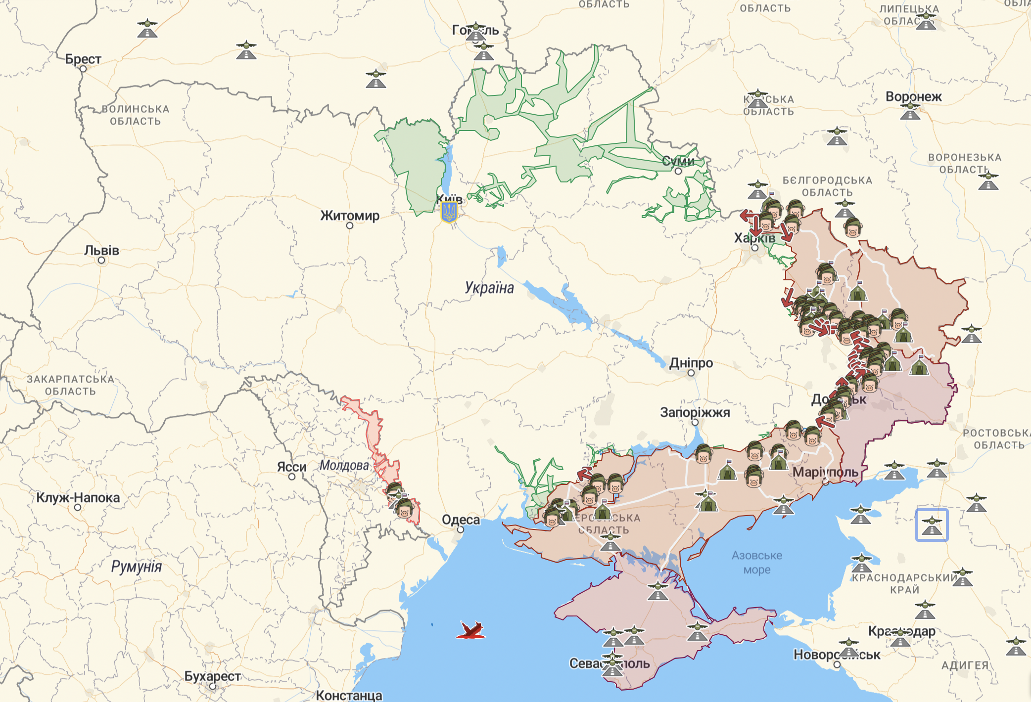 Карта войны в Украине: что происходит на фронтах 27 июля