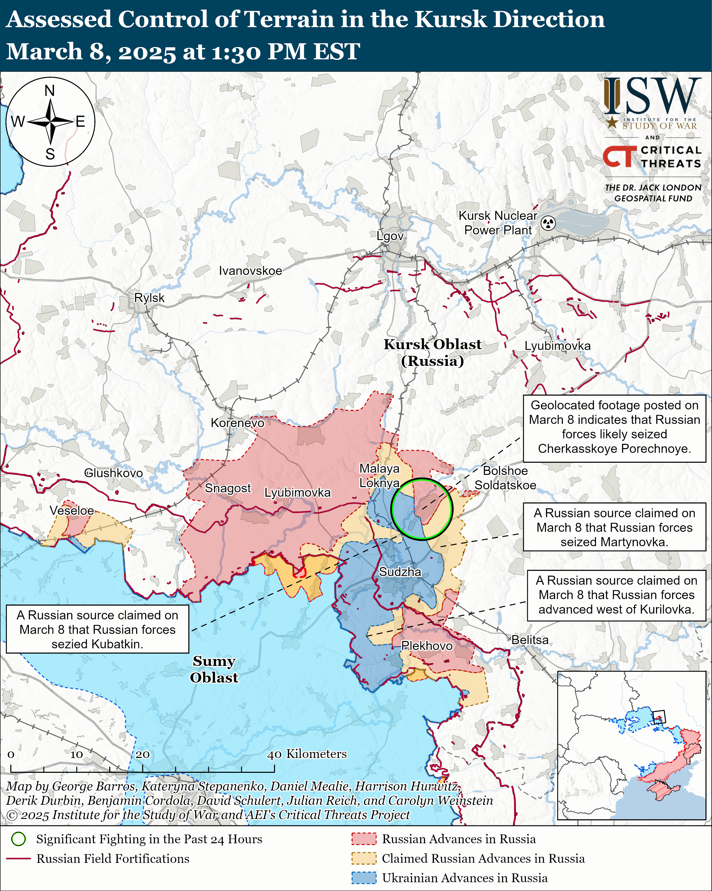 Россияне пытаются вытеснить ВСУ из Курской области: в ISW рассказали об обстановке