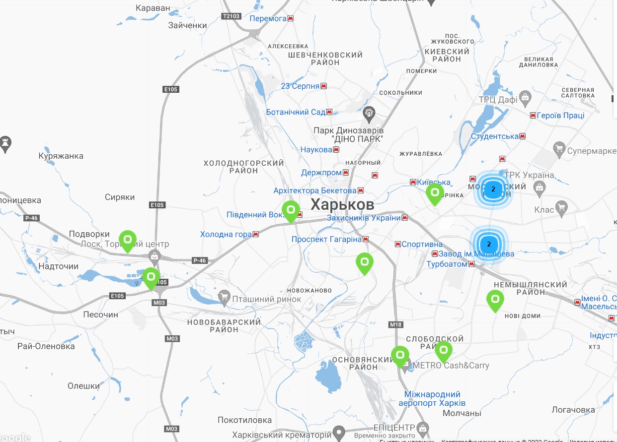 Карта заправок Украины, где прямо сейчас можно купить бензин