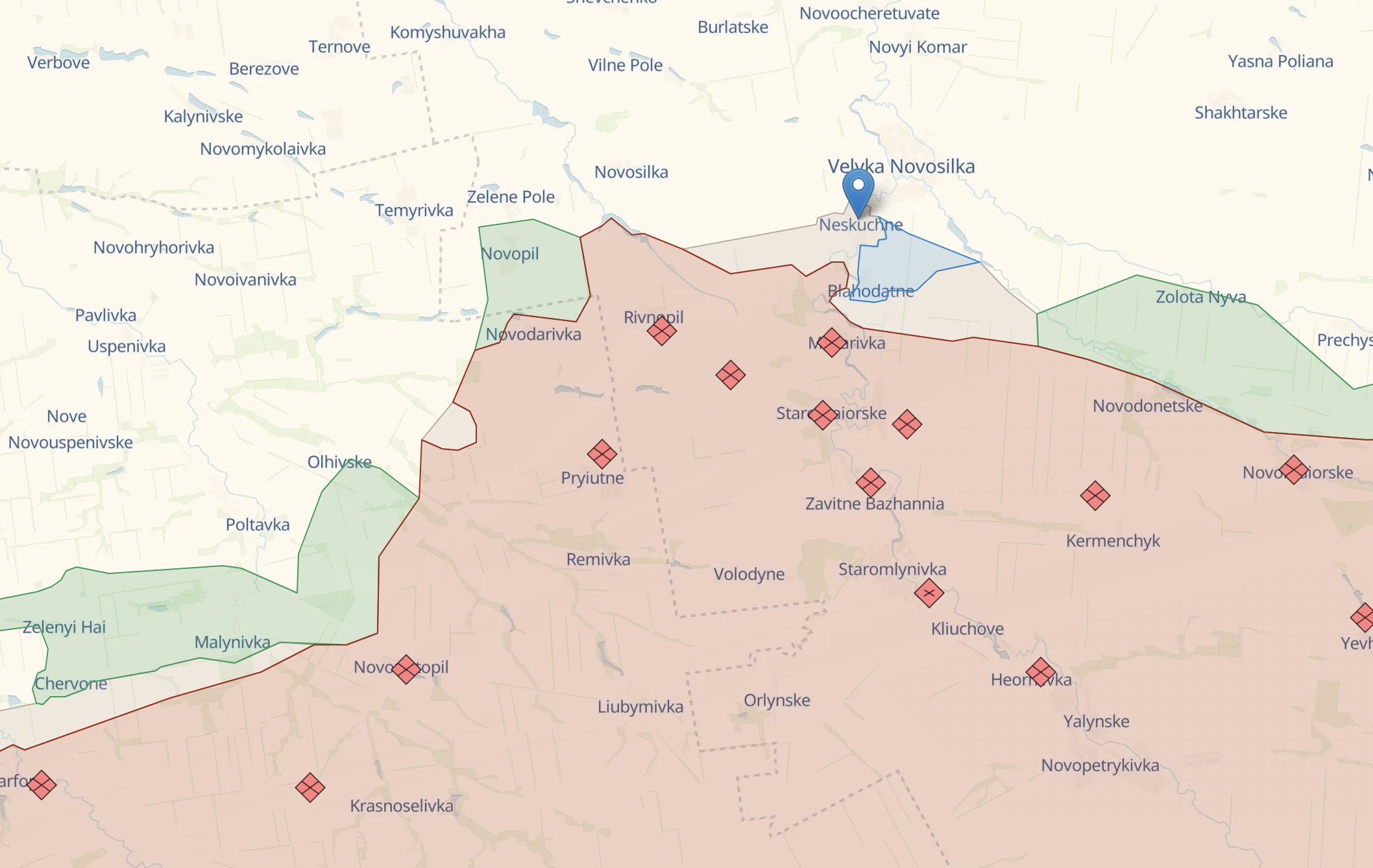 ВСУ продвигаются в Донецкой области: обновленная карта боевых действий