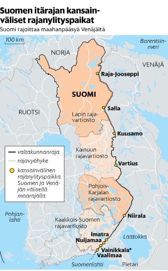 Фінляндія закриє майже всі прикордонні переходи з Росією. ЗМІ дізналися деталі qudiuidtziqxuzrz