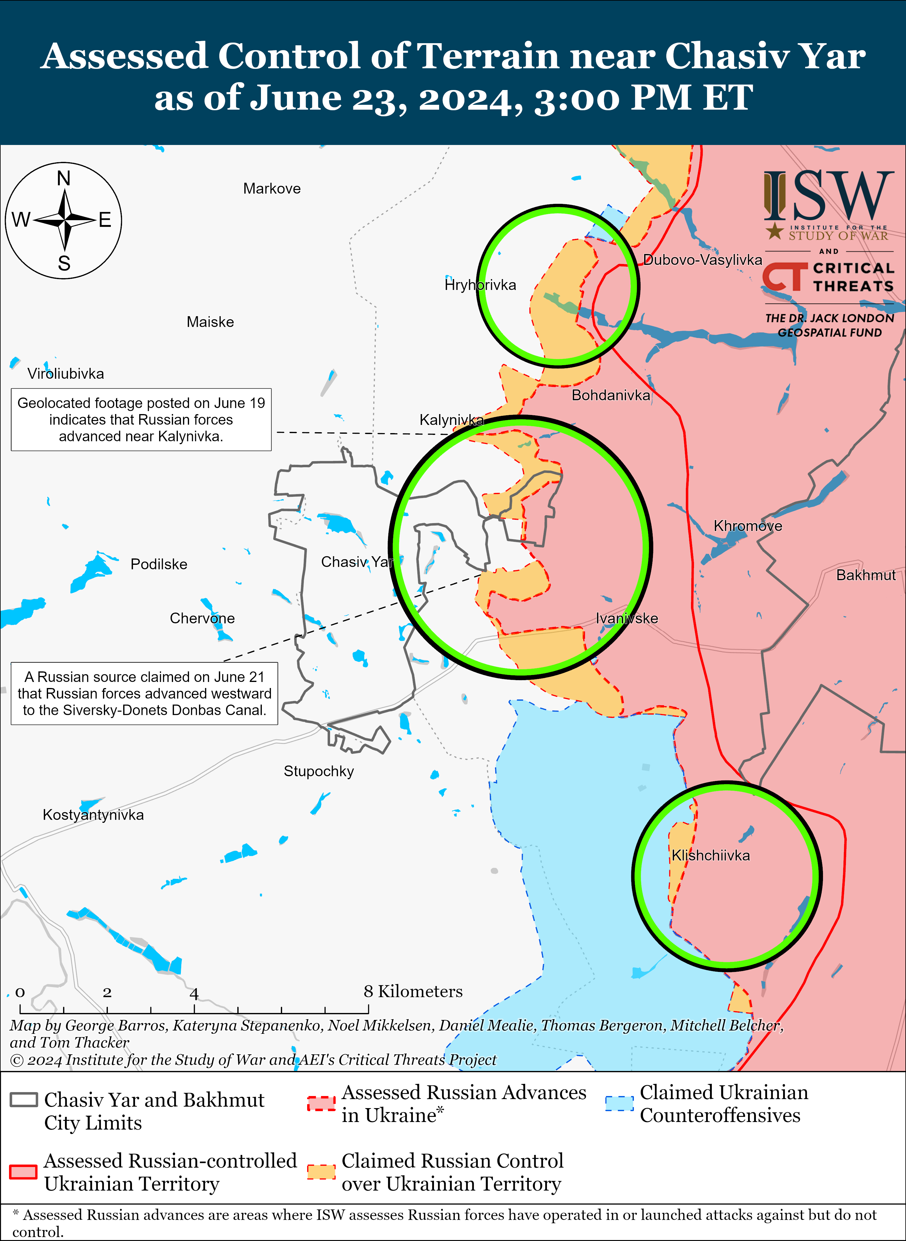 Ворог має просування у Донецькій та Запорізькій областях: карти ISW