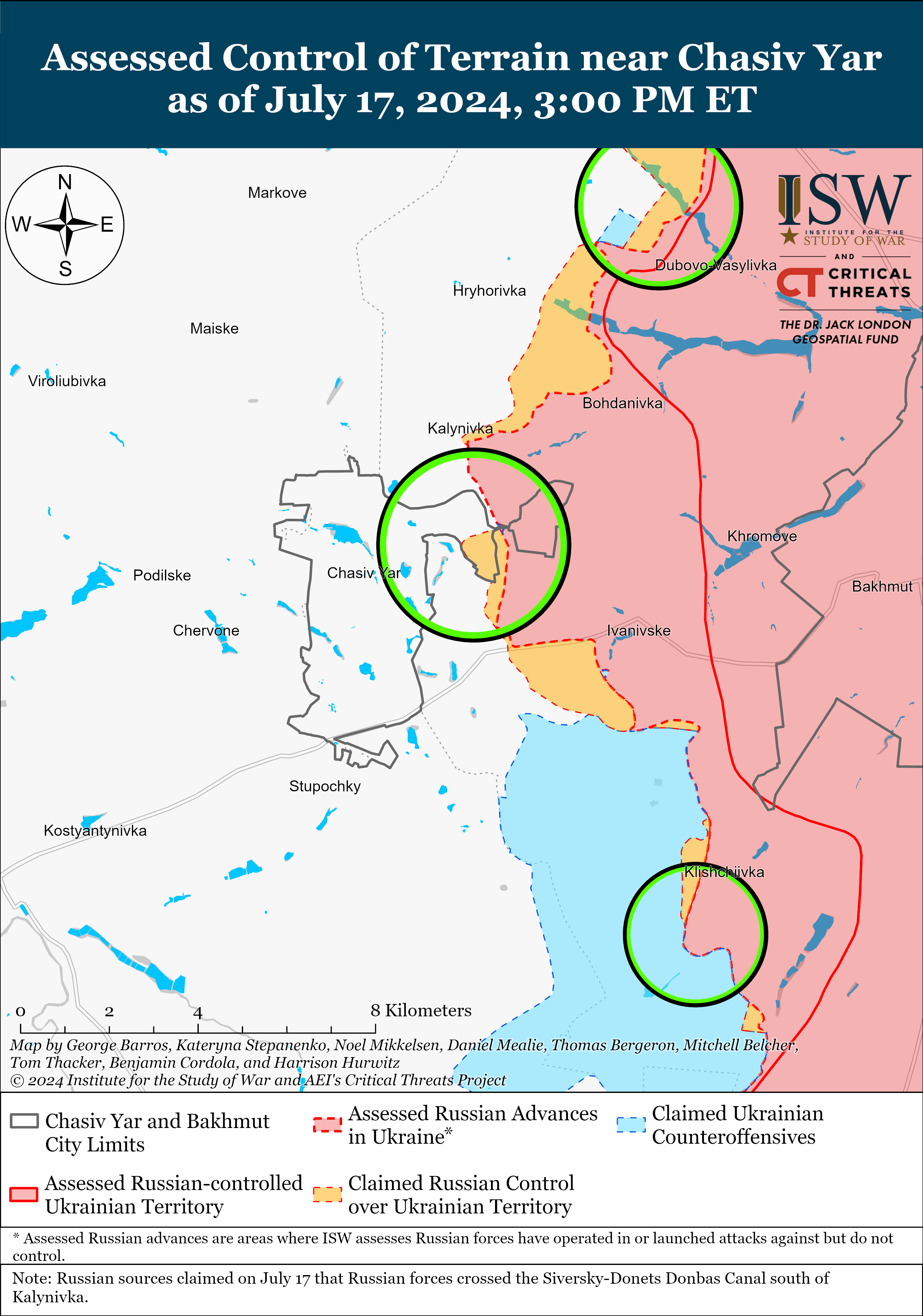 Ворог просунувся у Харківській області та на Донбасі: карти ISW