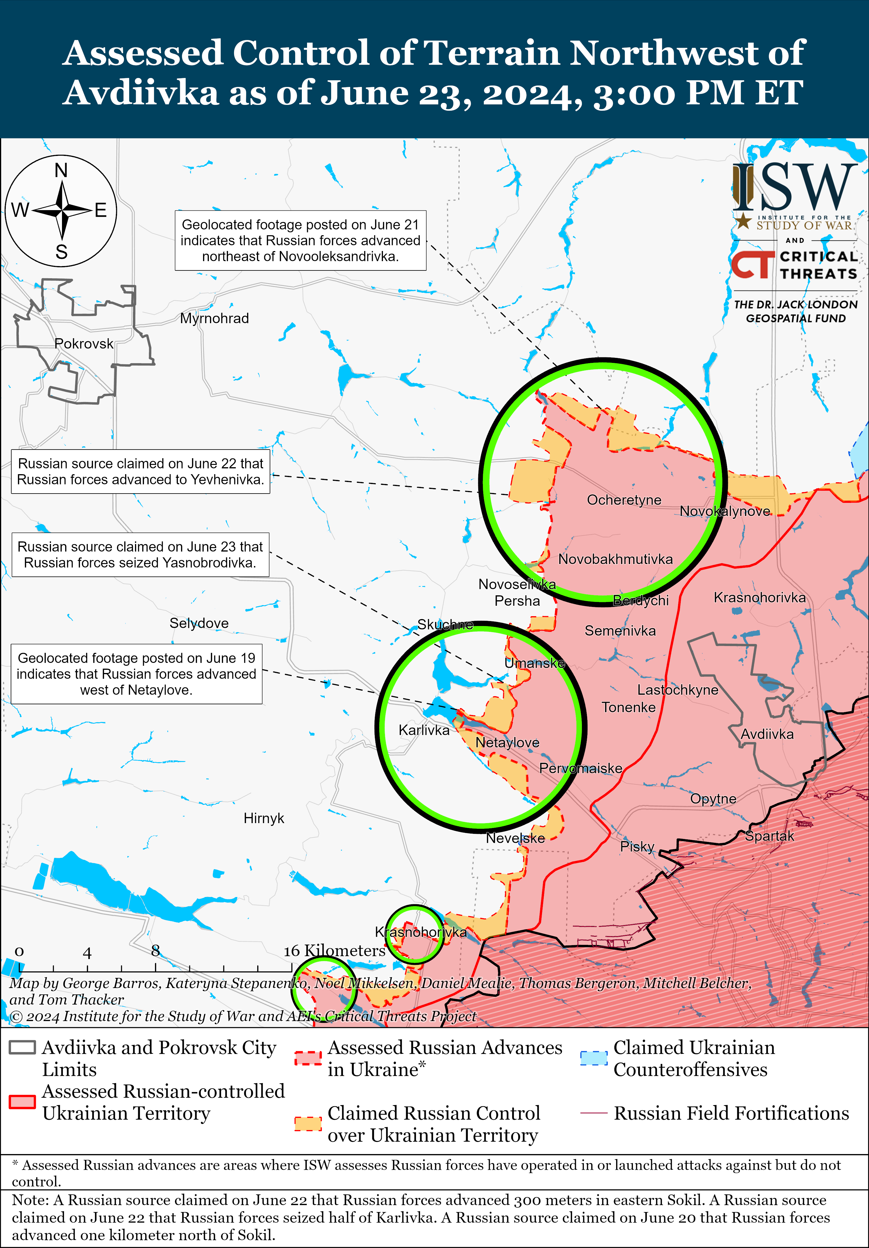 Ворог має просування у Донецькій та Запорізькій областях: карти ISW