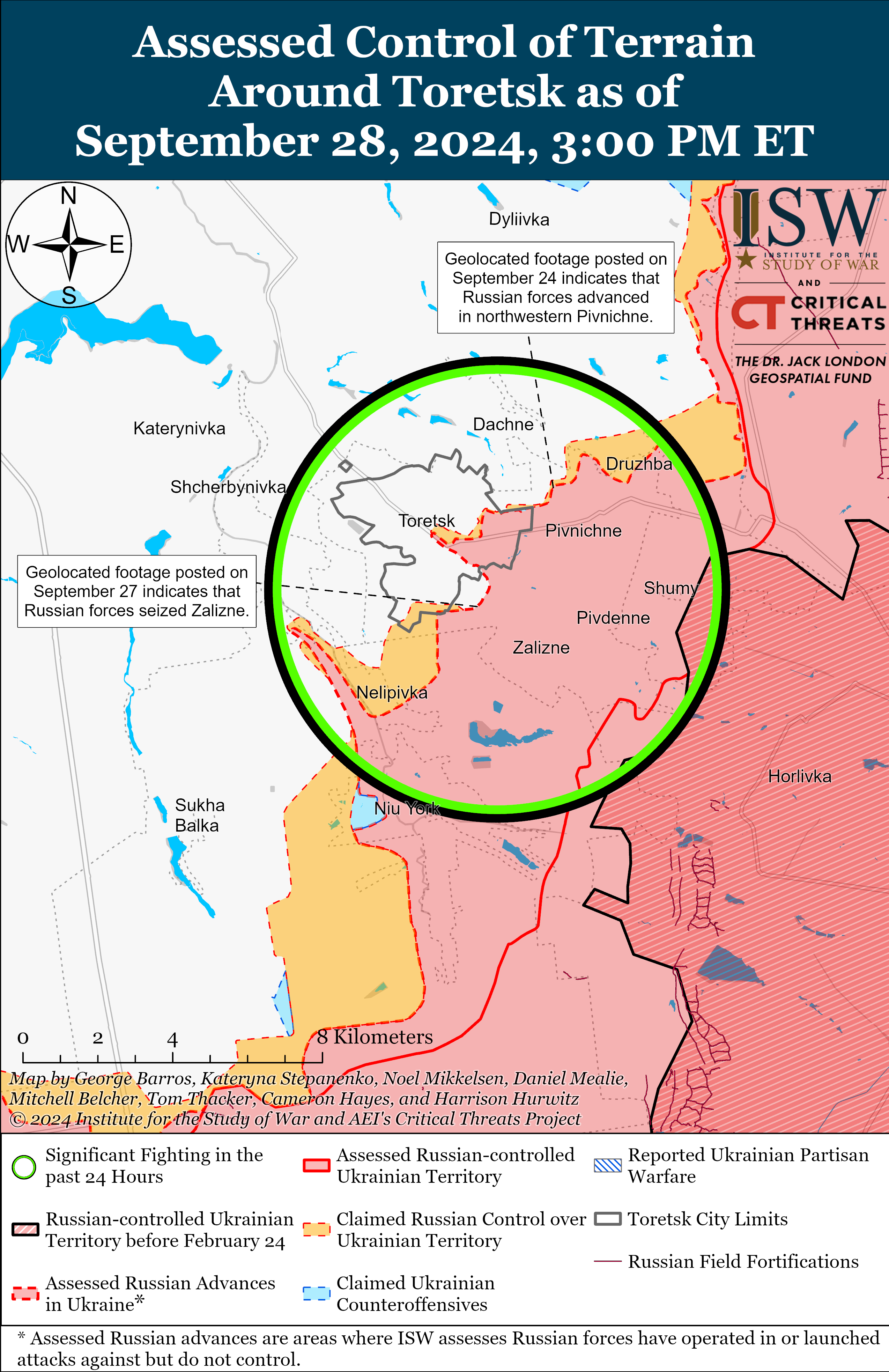 Войска РФ находятся примерно в 3 км от реки Оскол Харьковской области: карты ISW