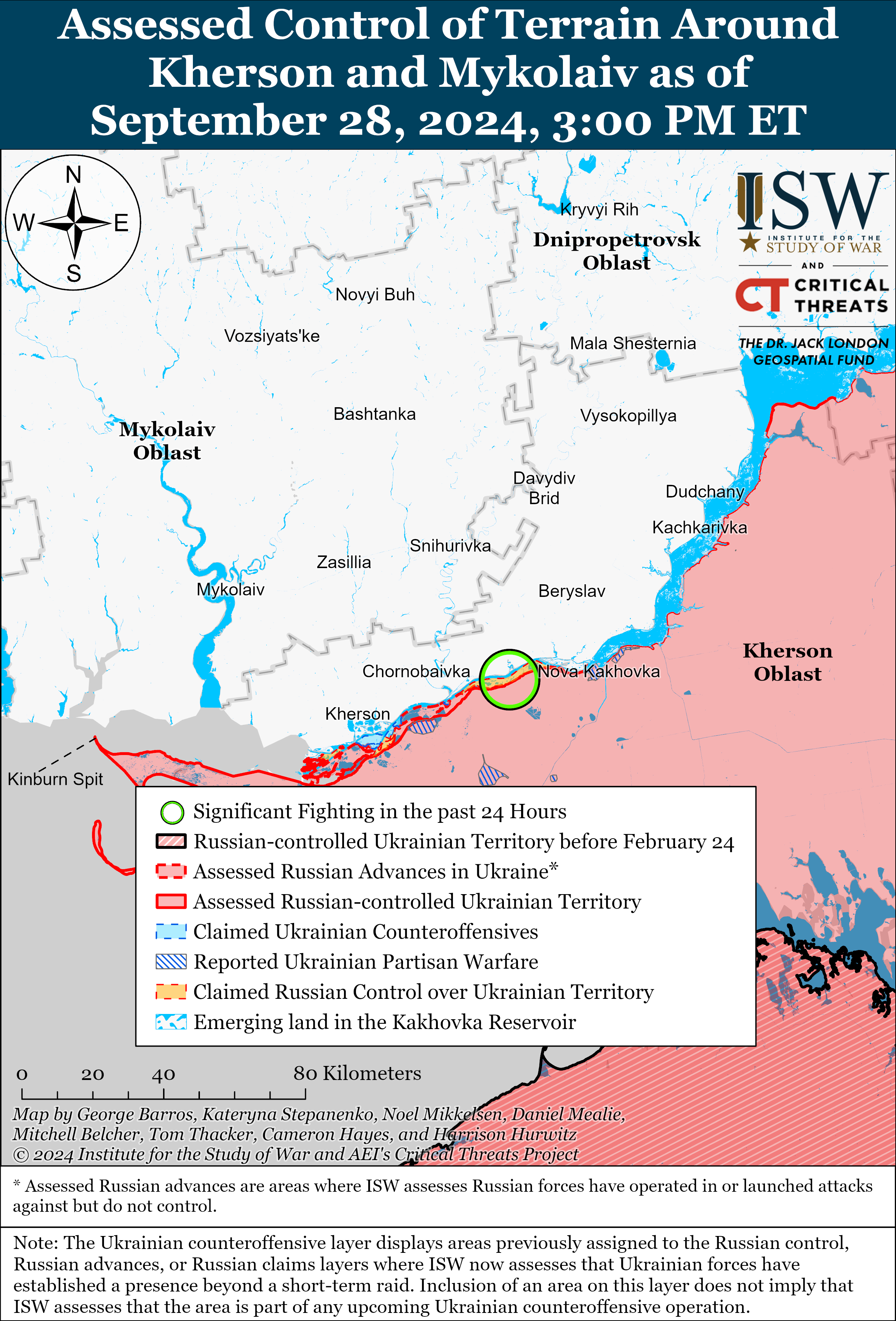 Войска РФ находятся примерно в 3 км от реки Оскол Харьковской области: карты ISW