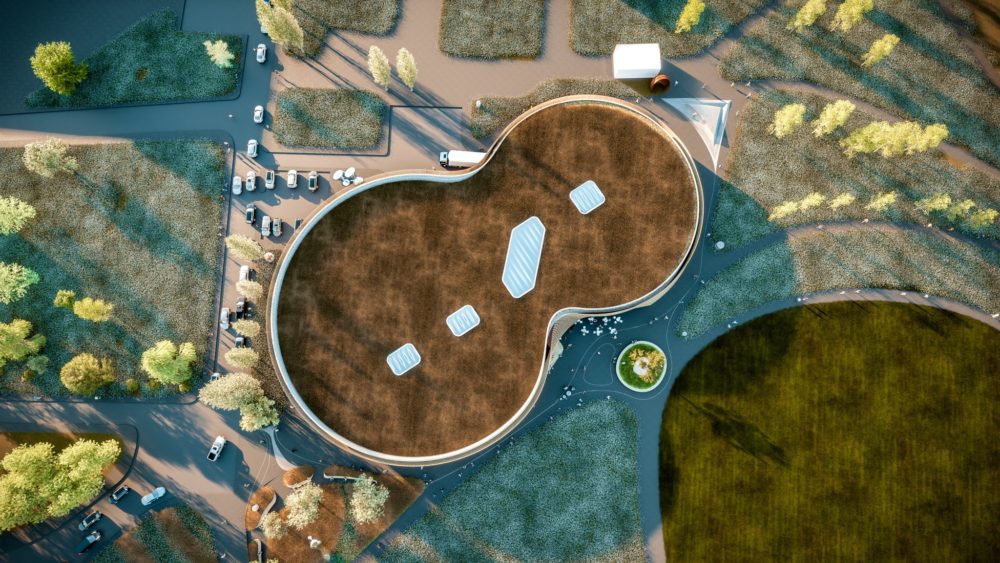 Під Києвом на місці радянських недобудов зведуть ТЦ з амфітеатром (фото)