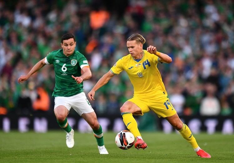 Сборная Украины полурезервным составом обыграла Ирландию на старте Лиги наций