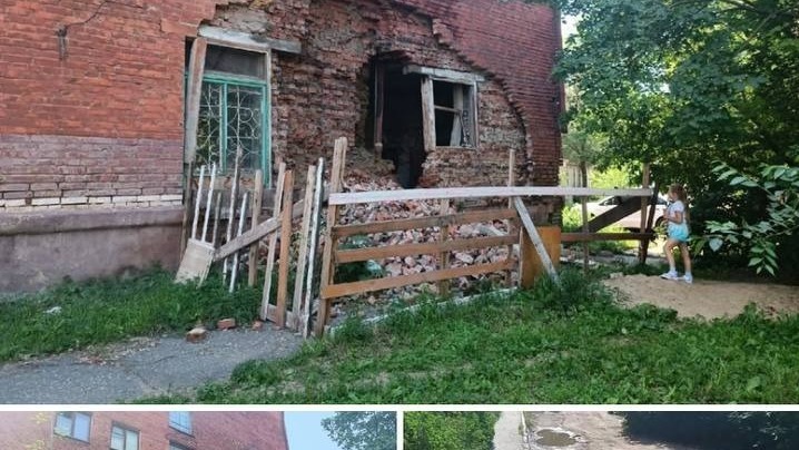 "За что мой сын под пулями на "сво", за это?!" Красноречивое видео об обвале дома в российском Омске