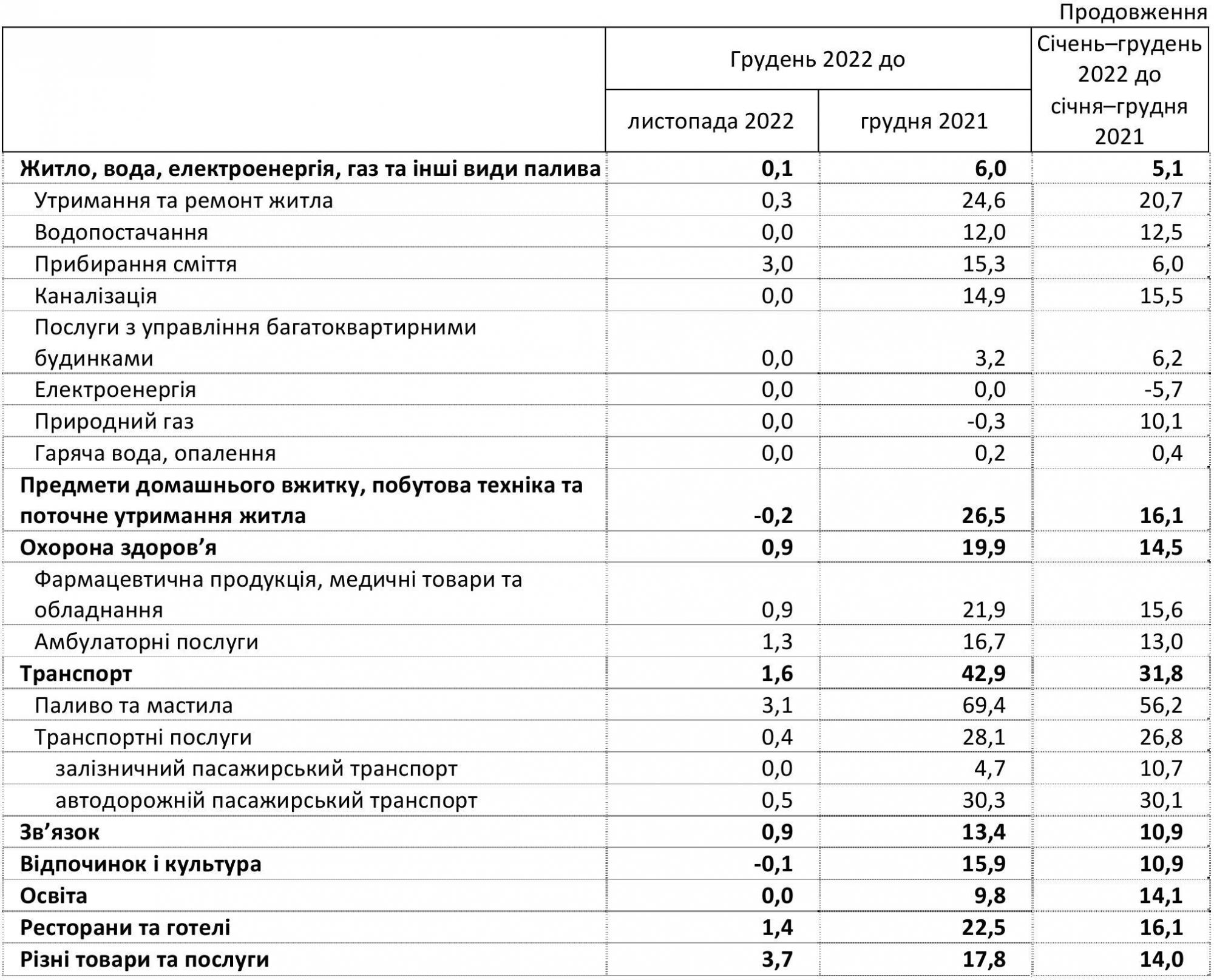 Инфляция в Украине замедлилась в конце 2022: что подорожало за год