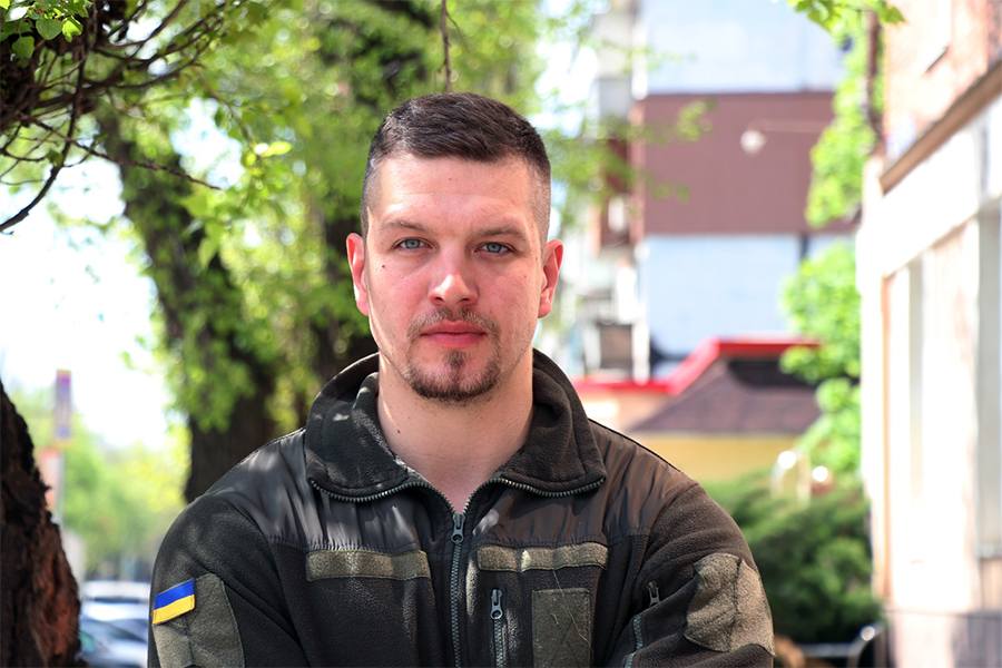 Вынес раненого побратима на себе: история бойца Нацгвардии с позывным Самбо