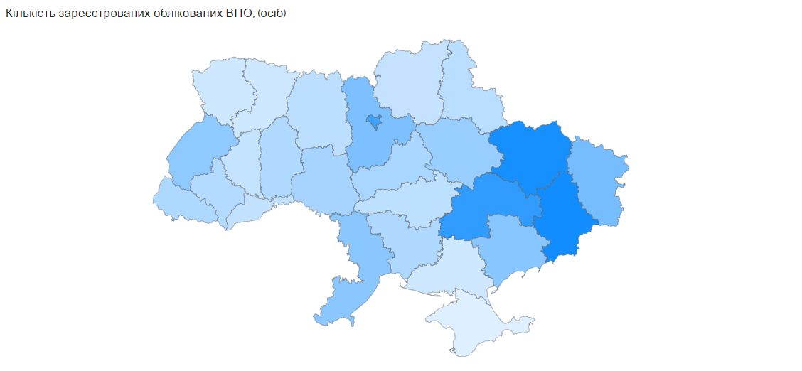 Скільки в Україні переселенців і де найбільше ВПО: статистика за областями