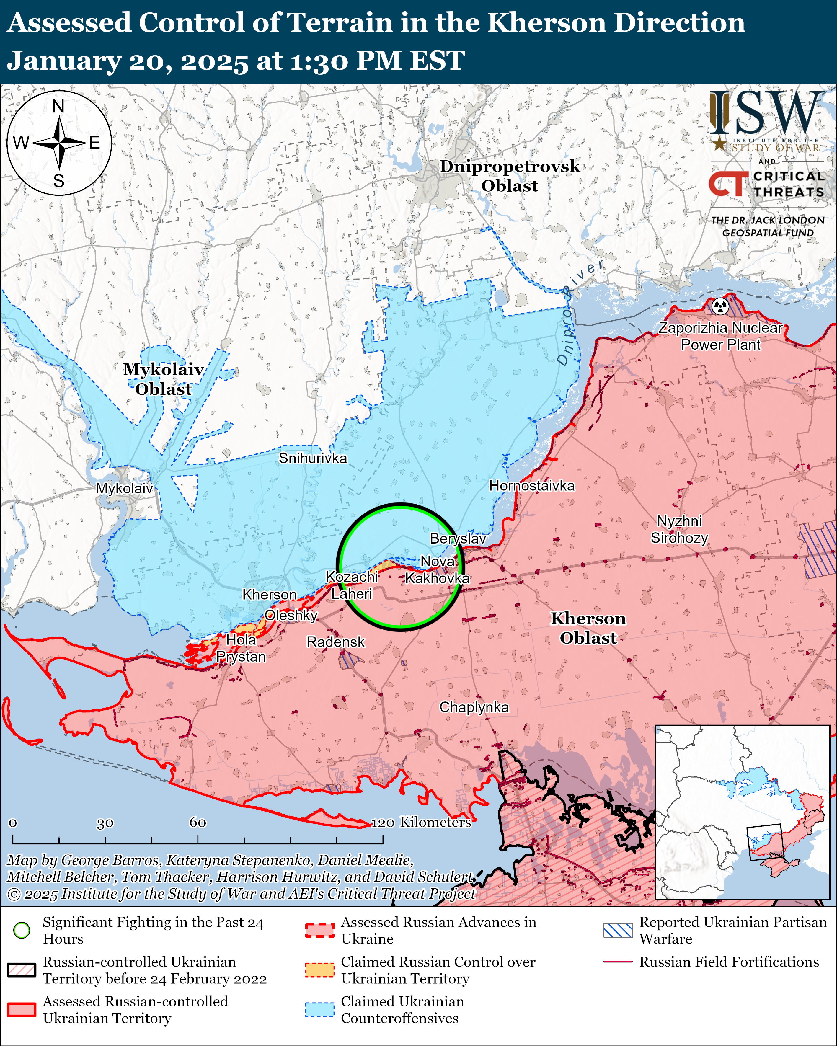 Оккупанты продвинулись на трех направлениях в Донецкой области: карты ISW