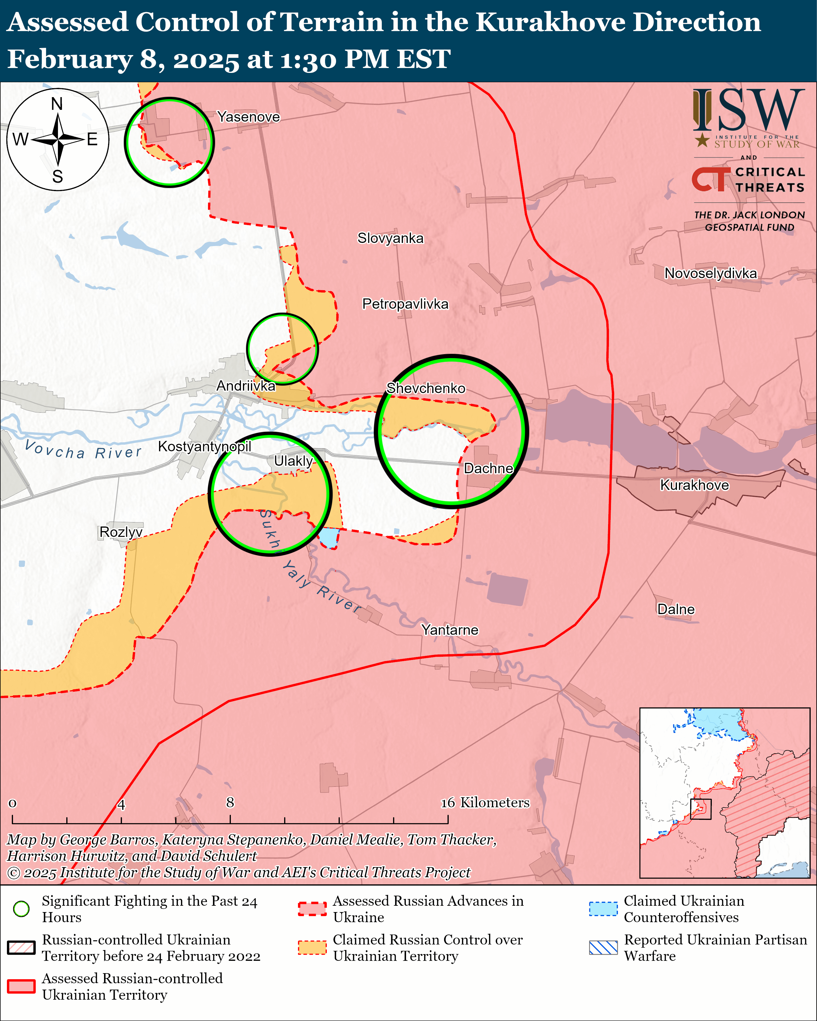 ВСУ продвинулись под Часовым Яром, враг давит возле Купянска, Лимана и Торецка: карты ISW