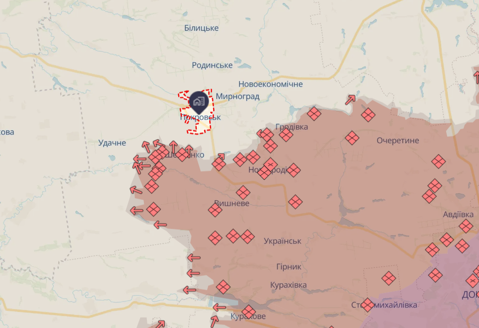 Росіяни намагаються обійти Покровськ, боїв у місті немає, - ЗСУ qriquzihqiqzxhab