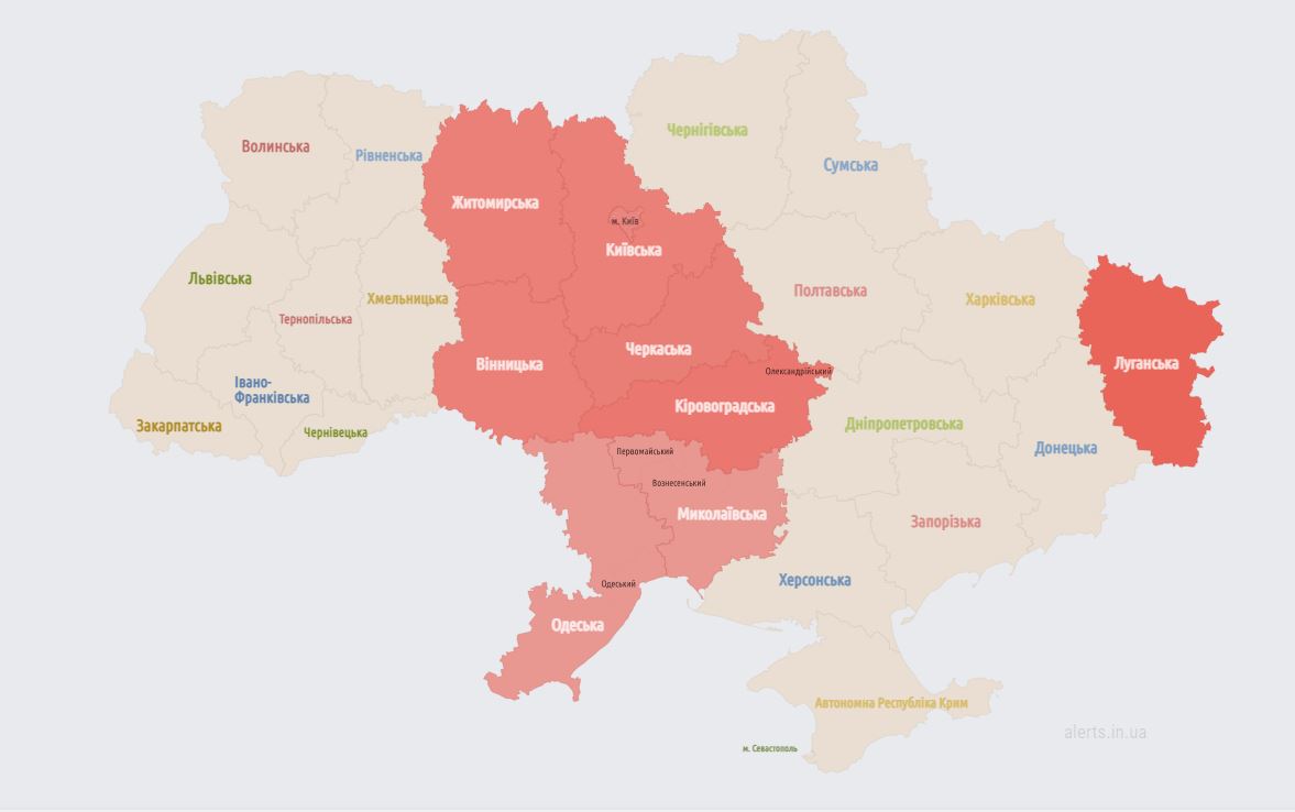 В Киевской области сообщают о работе ПВО