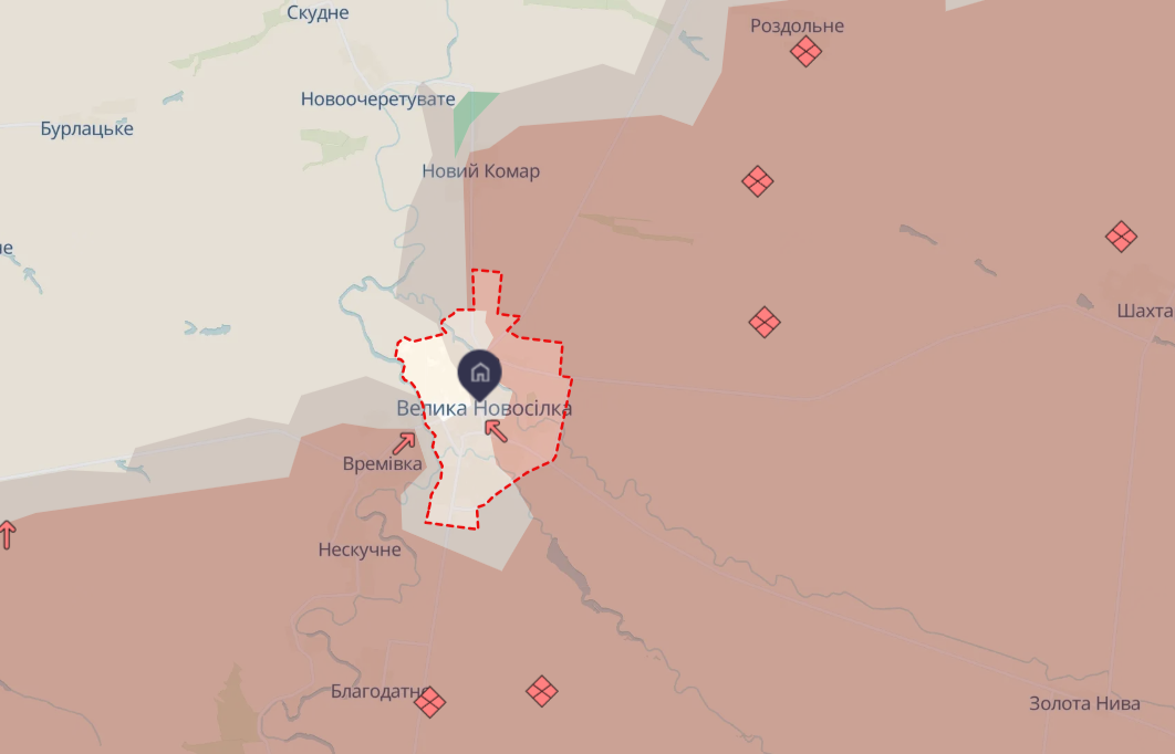 Россияне штурмуют и обстреливают Великую Новоселку. В ВСУ рассказали о ситуации