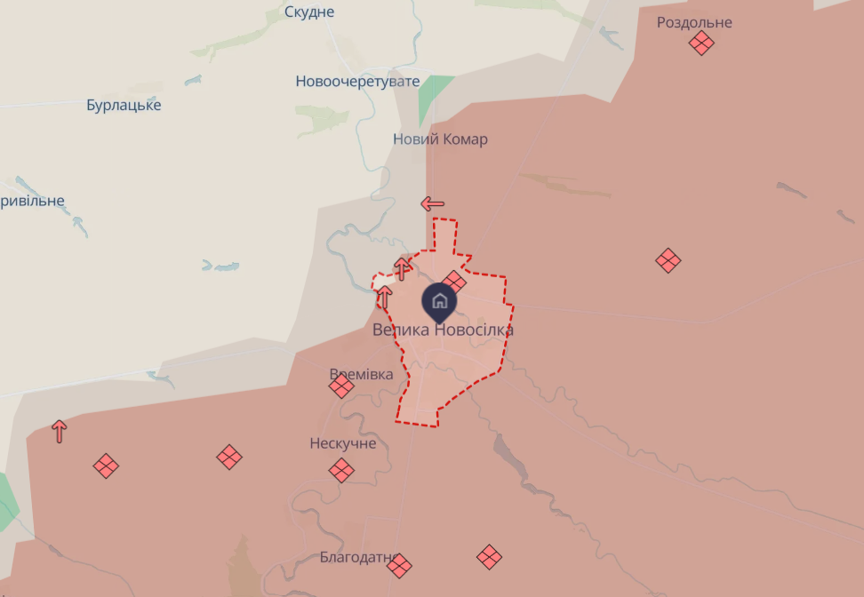 Россияне продвинулись к центру Великой Новоселки? Что говорят Силы обороны