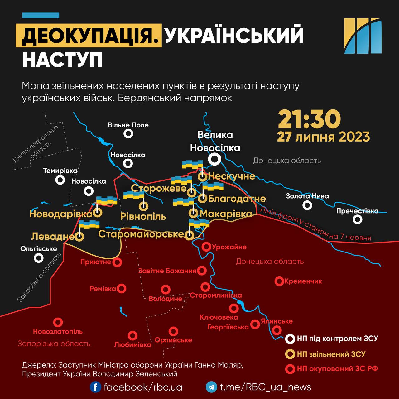 The Armed Forces of Ukraine are advancing in the Donetsk region.  The General Staff reported on the successes at the front