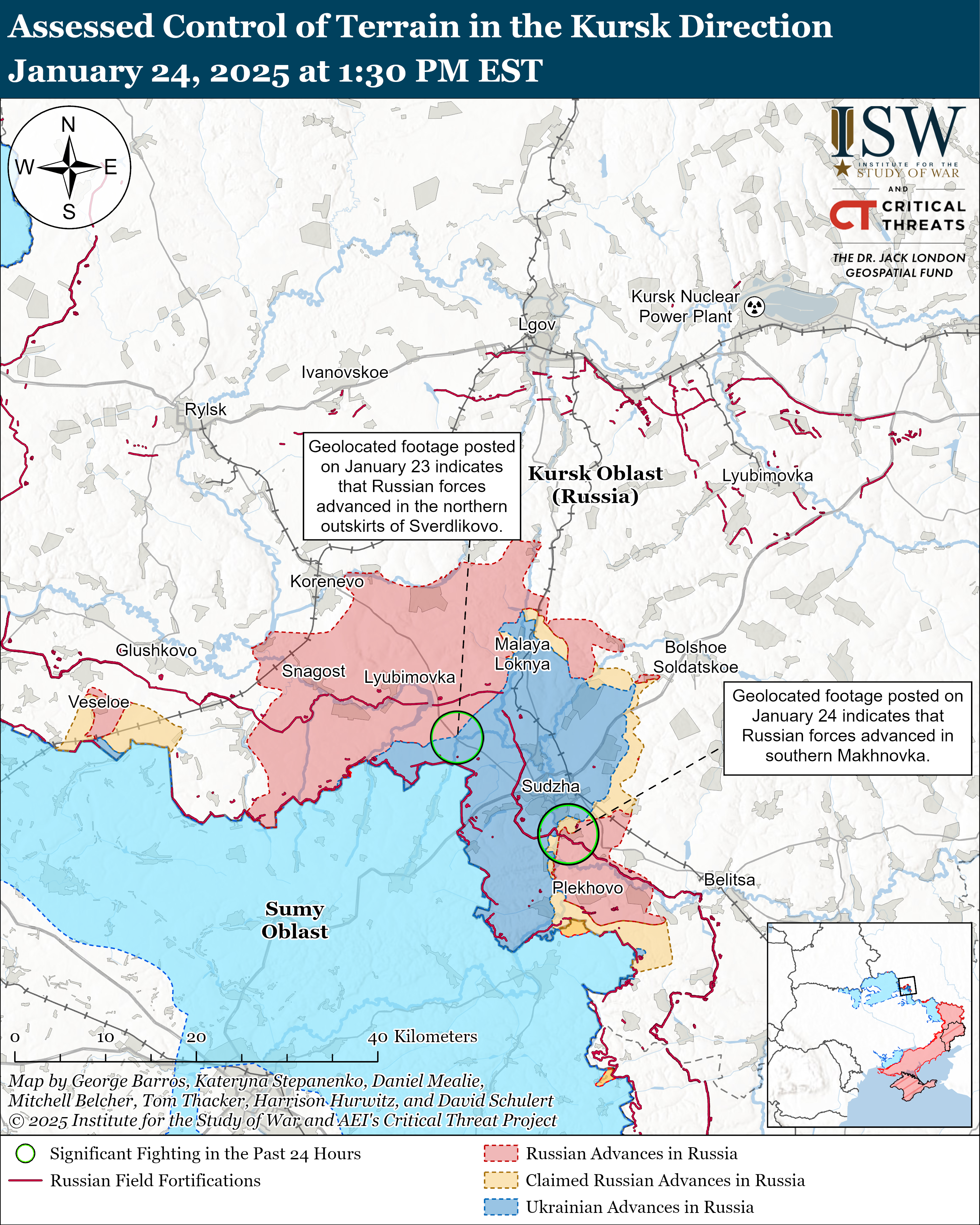 ВСУ имели успех под Торецком, враг продвинулся на 6 направлениях: карты ISW