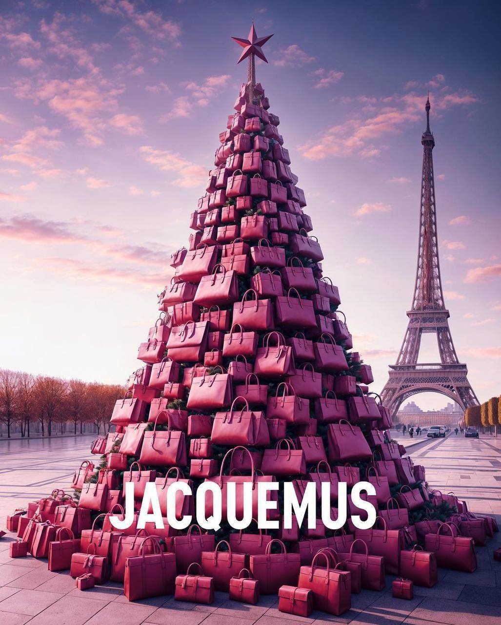 Искусственный интеллект показал, как могут выглядеть елки от мировых брендов (фото)