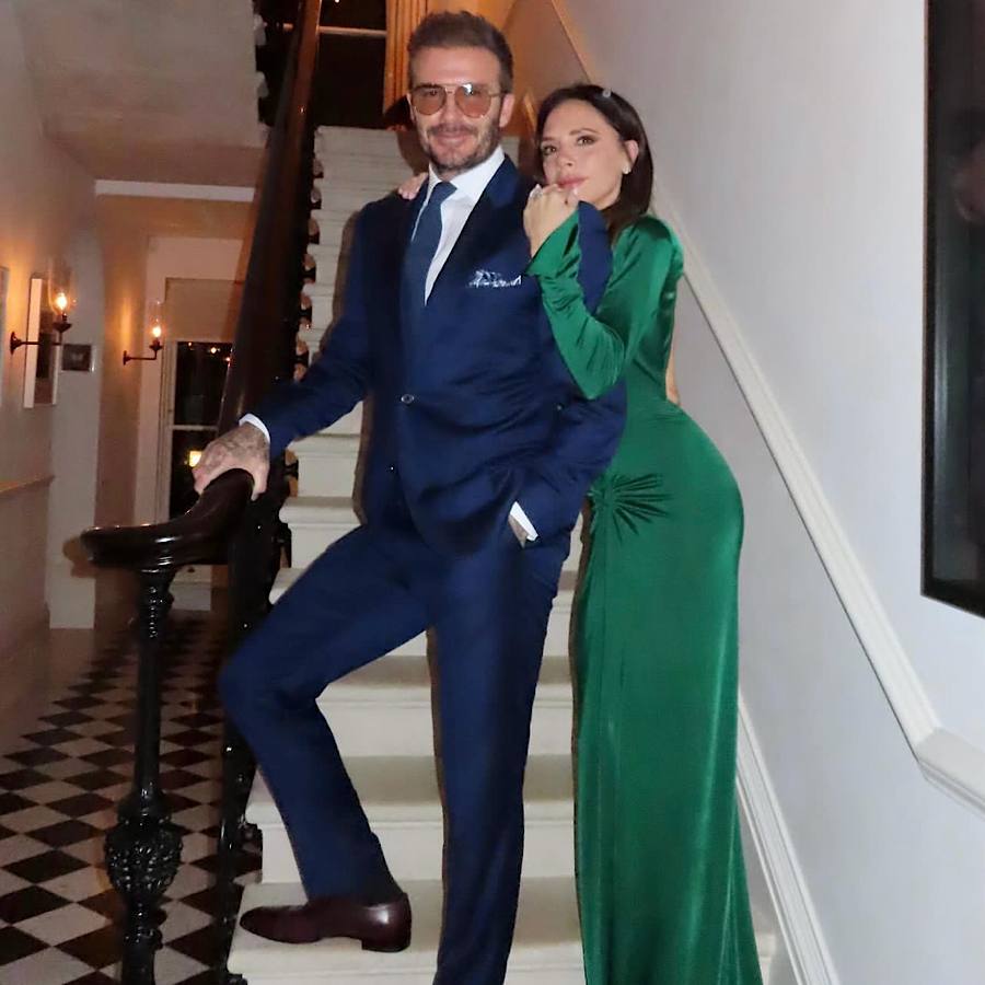 Дэвид Бекхэм показал, как прошел его Новый год (фото)