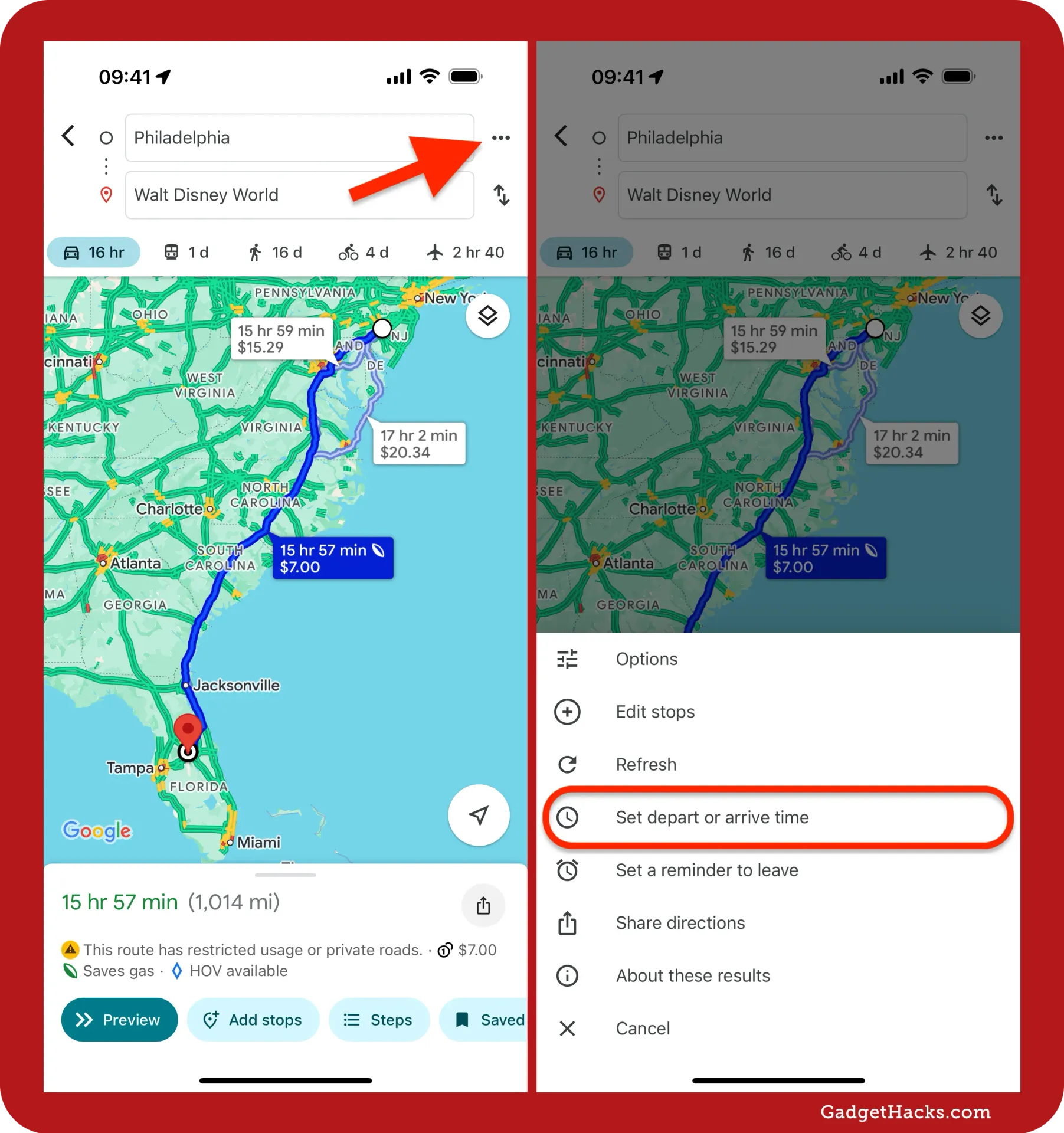 Планируйте поездку без стресса. Как заранее узнать ситуацию на дорогах с помощью Google Maps