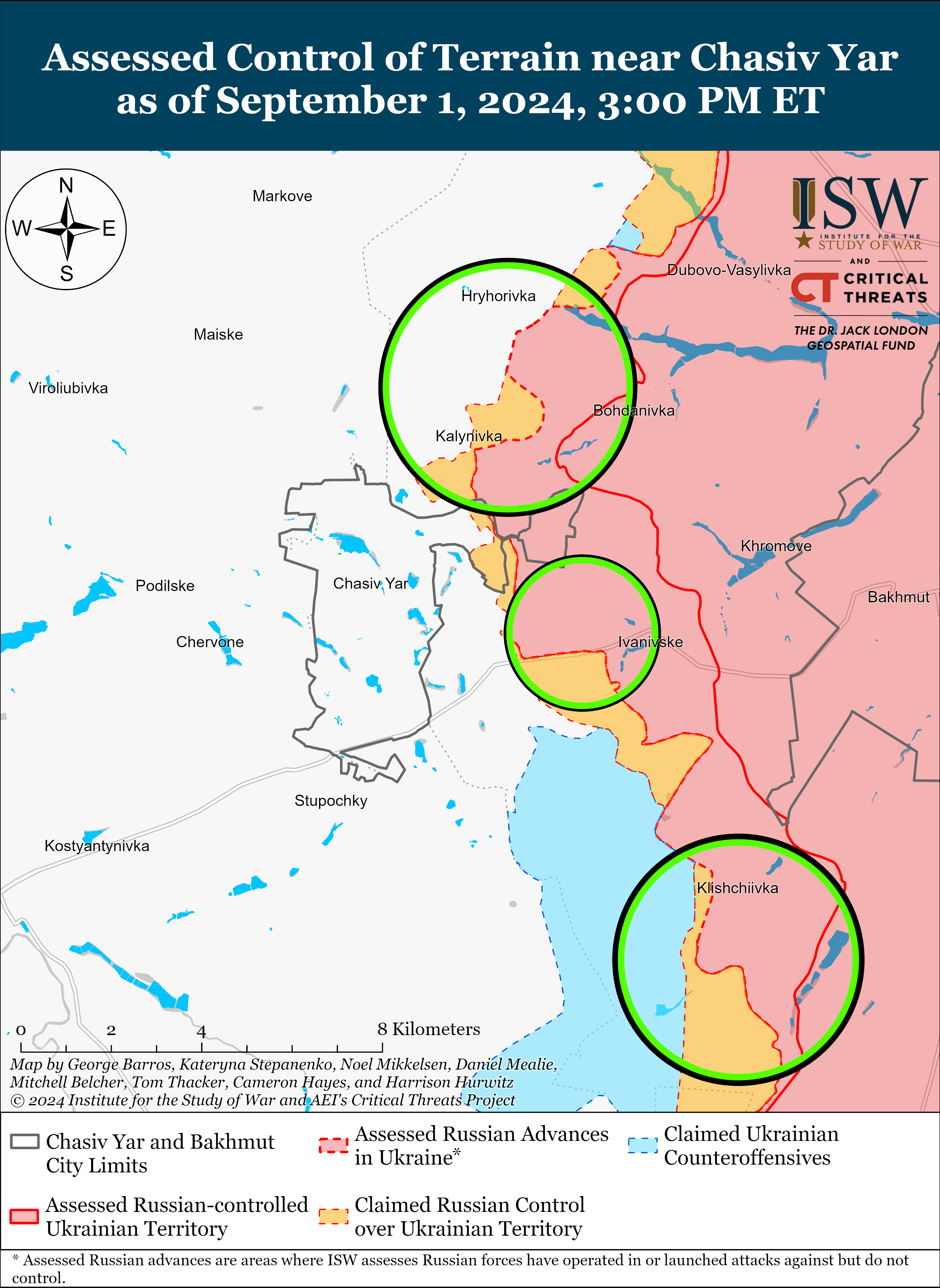 Окупанти просунулися у Харківській та Донецькій областях: карти ISW