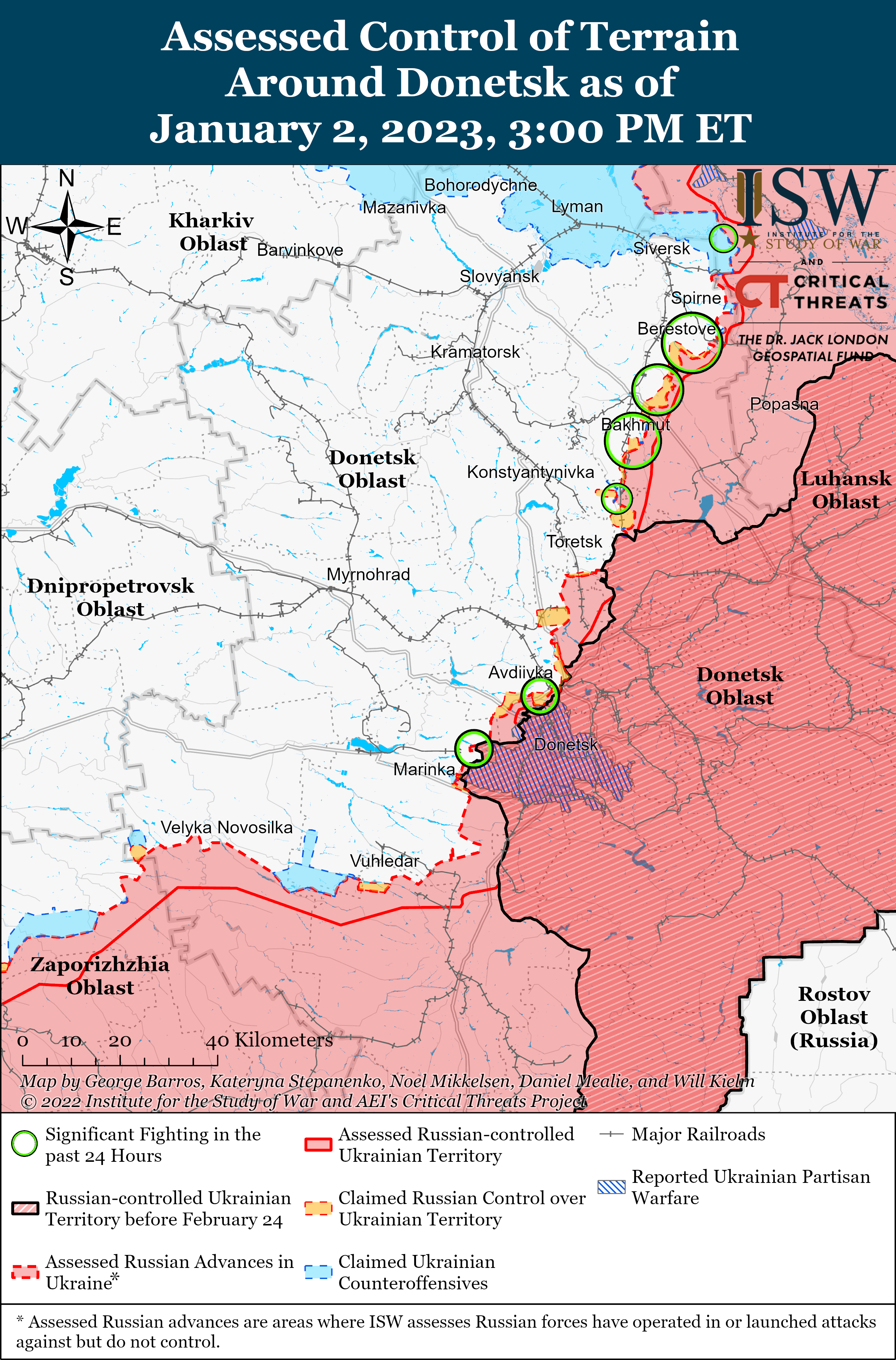 Подготовка ВСУ к контратаке возле Кременной и конец российского наступления на Угледар: карты боев