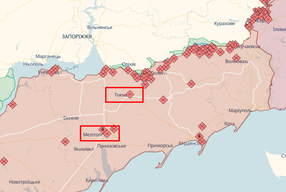 ЗСУ подолали мінні поля на північ від Токмака і дійшли до першої лінії оборони, - CBS