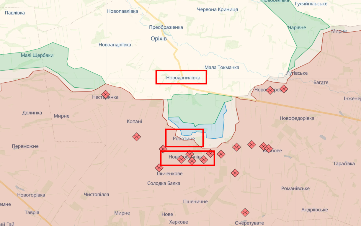 ВСУ продвигаются на Мелитопольском направлении и сдерживают наступление врага на востоке