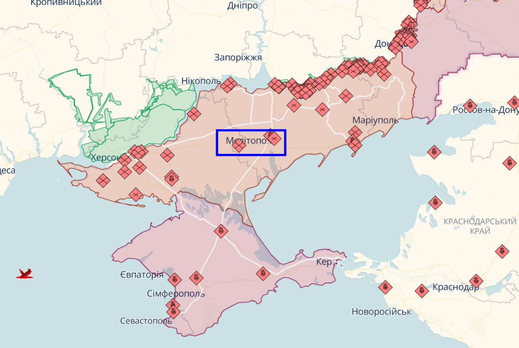 У районі Мелітополя пролунали вибухи