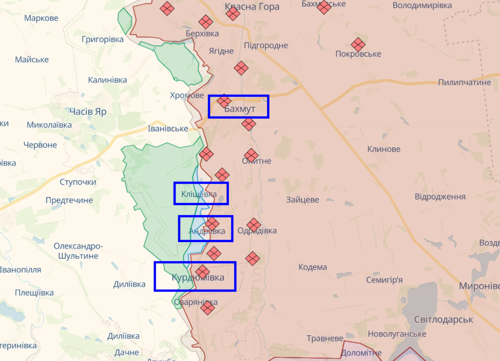 Украинские бойцы выбивают оккупантов возле Бахмута и остановили россиян на юге