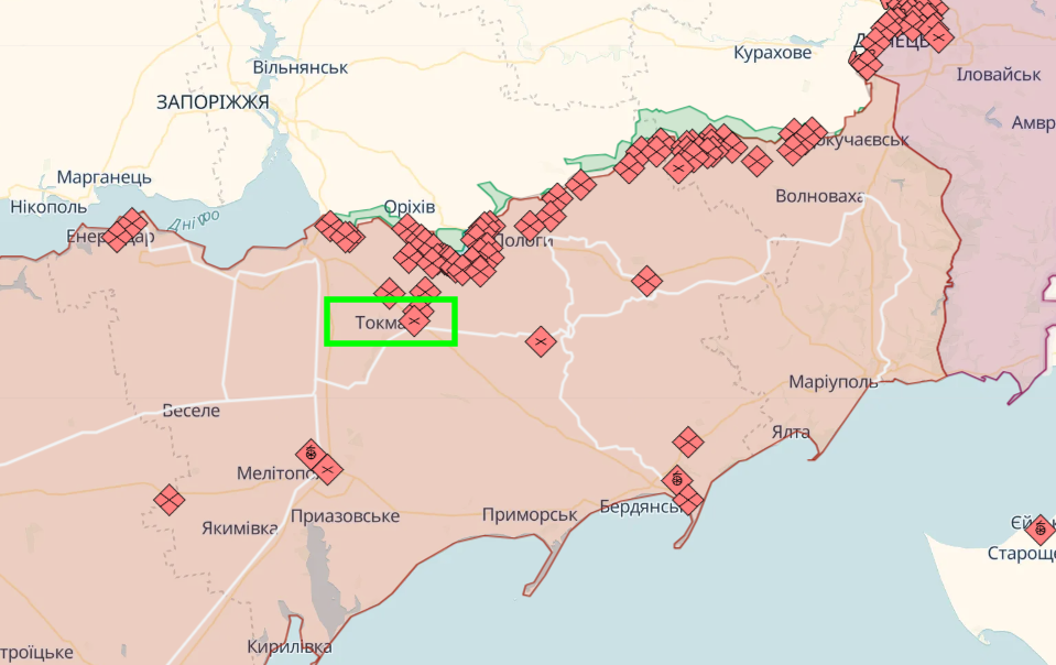 В оккупированном Токмаке взрывы, сообщают о 