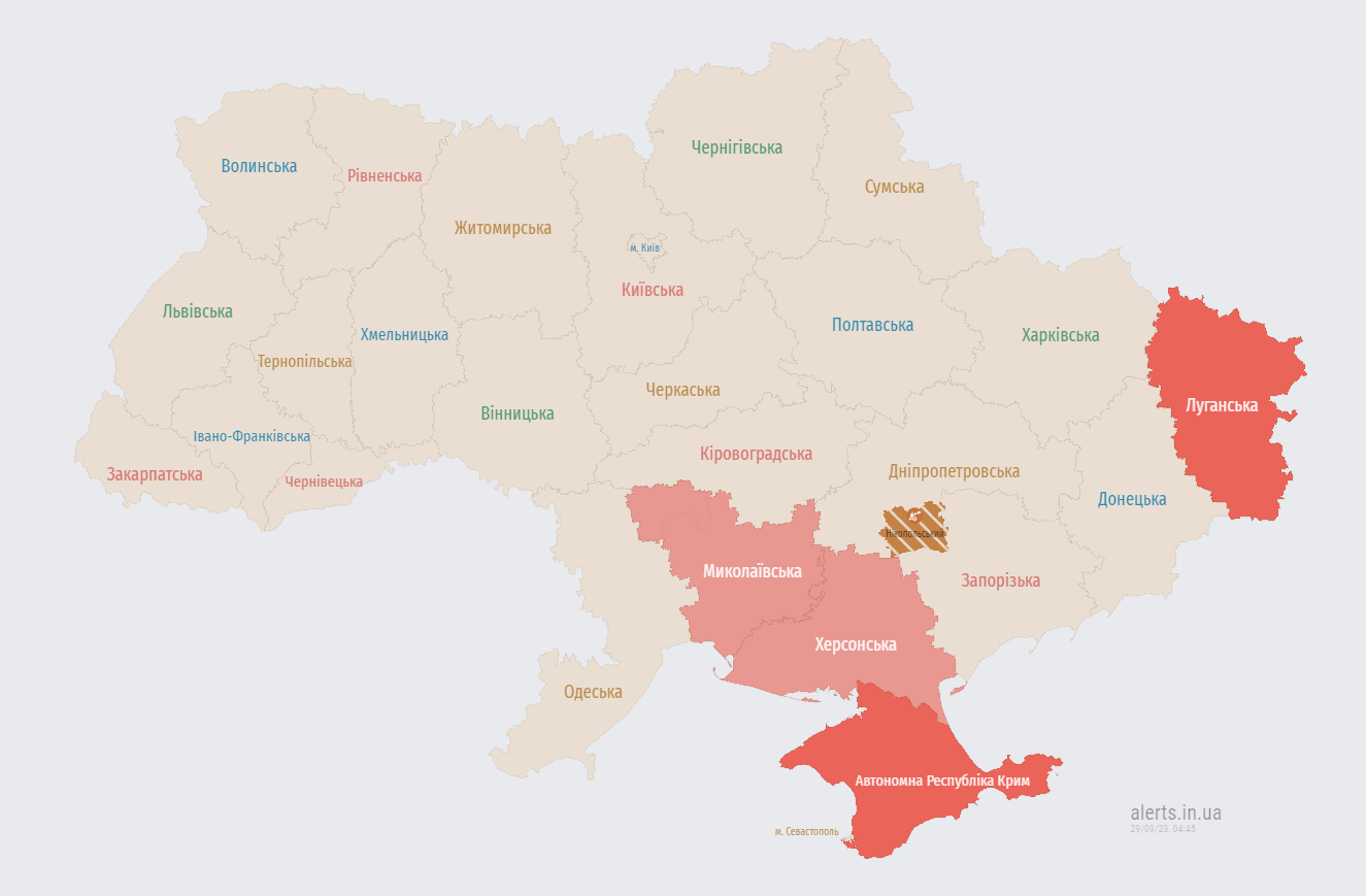 В Николаеве прогремели взрывы во время воздушной тревоги