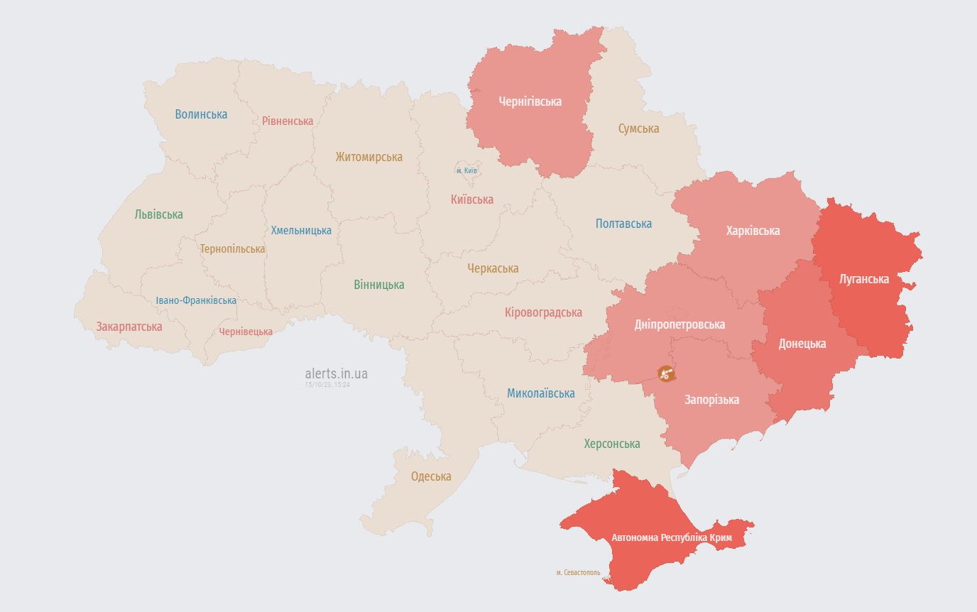 В Запорожье прогремели взрывы, на востоке - воздушная тревога