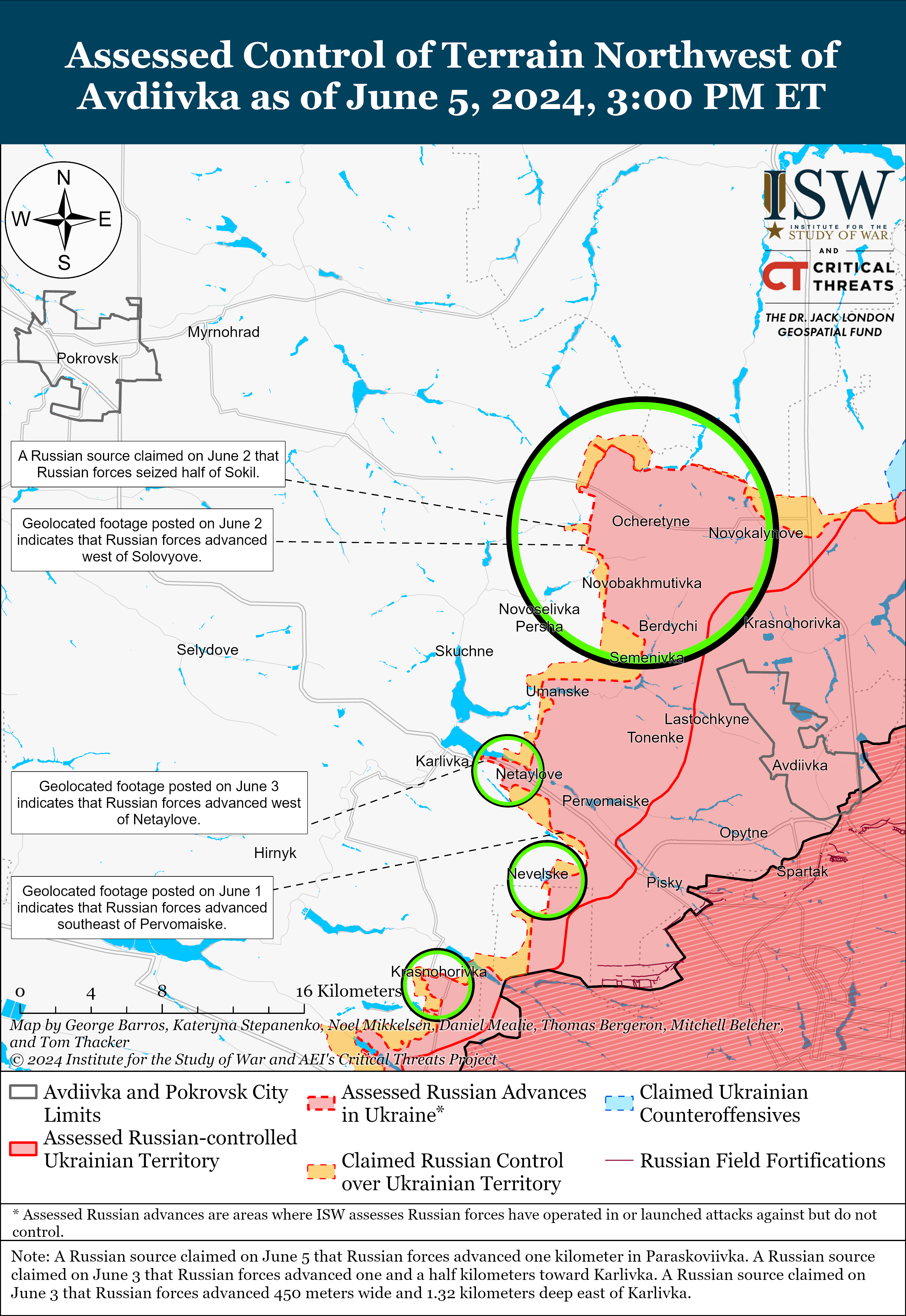 ЗСУ "видавлюють" окупантів із Харківської області, РФ тисне на кількох напрямках: карти ISW