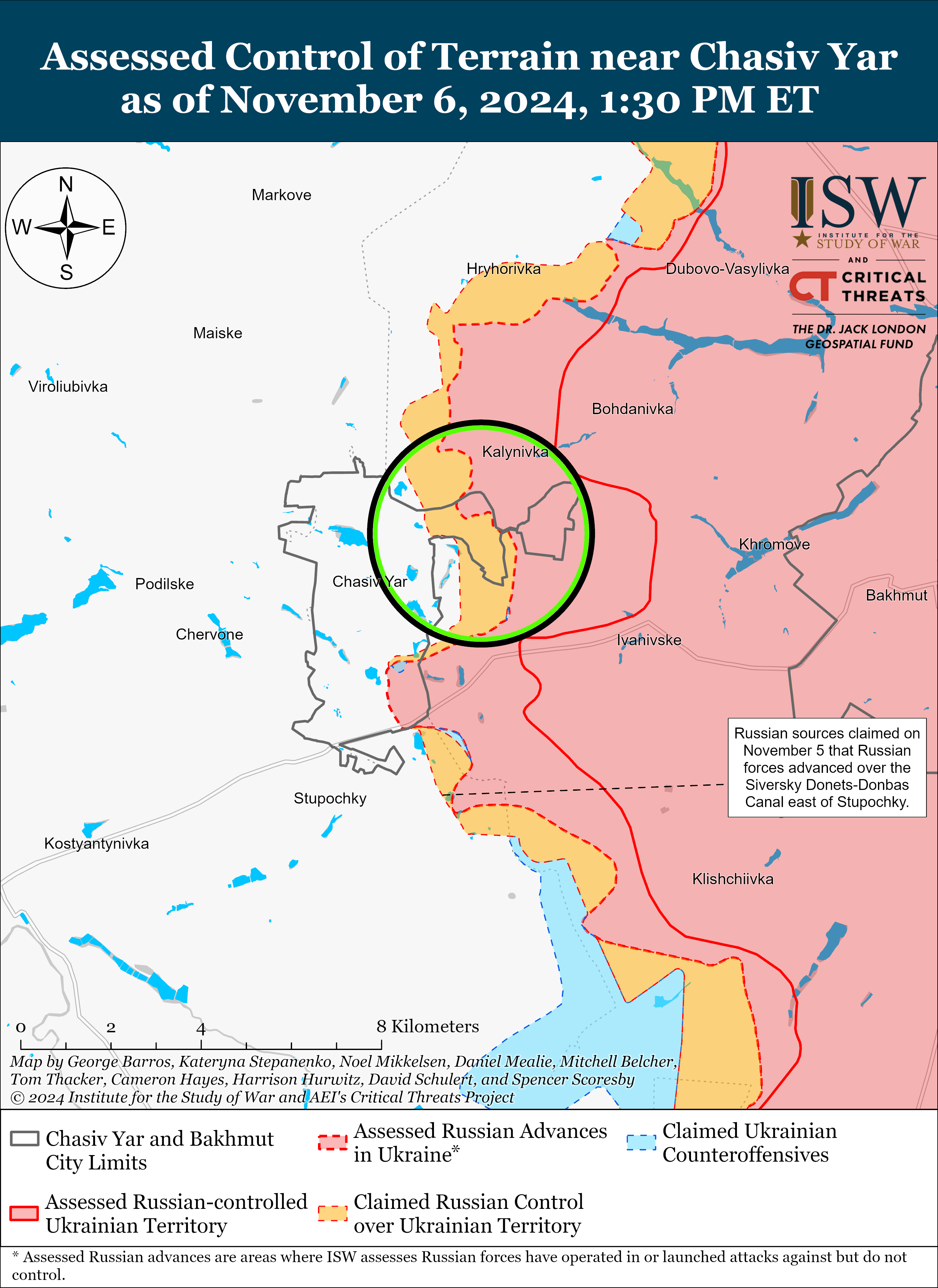 Окупанти просунулися на п'яти напрямках: карти ISW